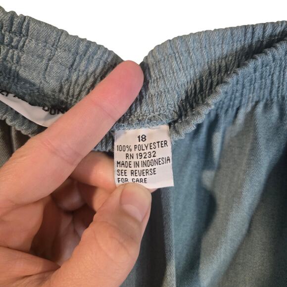 Alfred Dunner 18 Soft Blue-Gray Pants/Trousers [0411] - Picture 6 of 8